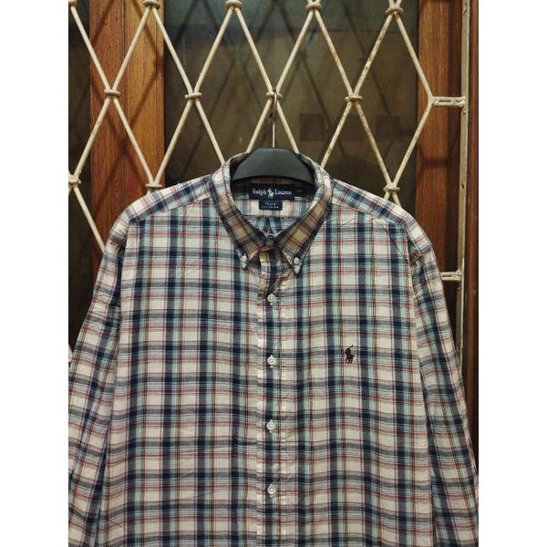 kemeja ralph lauren second original XL kemeja casual pria murah terbaik