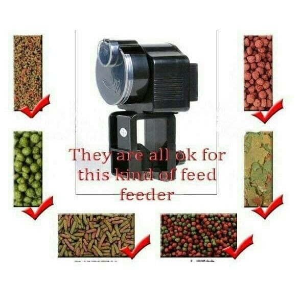 pemberi pakan ikan otomatis food timer food feeder resun