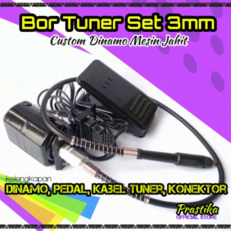 Bor Tuner Mini Custom Motor Mesin Jahit / Mini Die / Bor Tangan / Mini Die Grinder Set