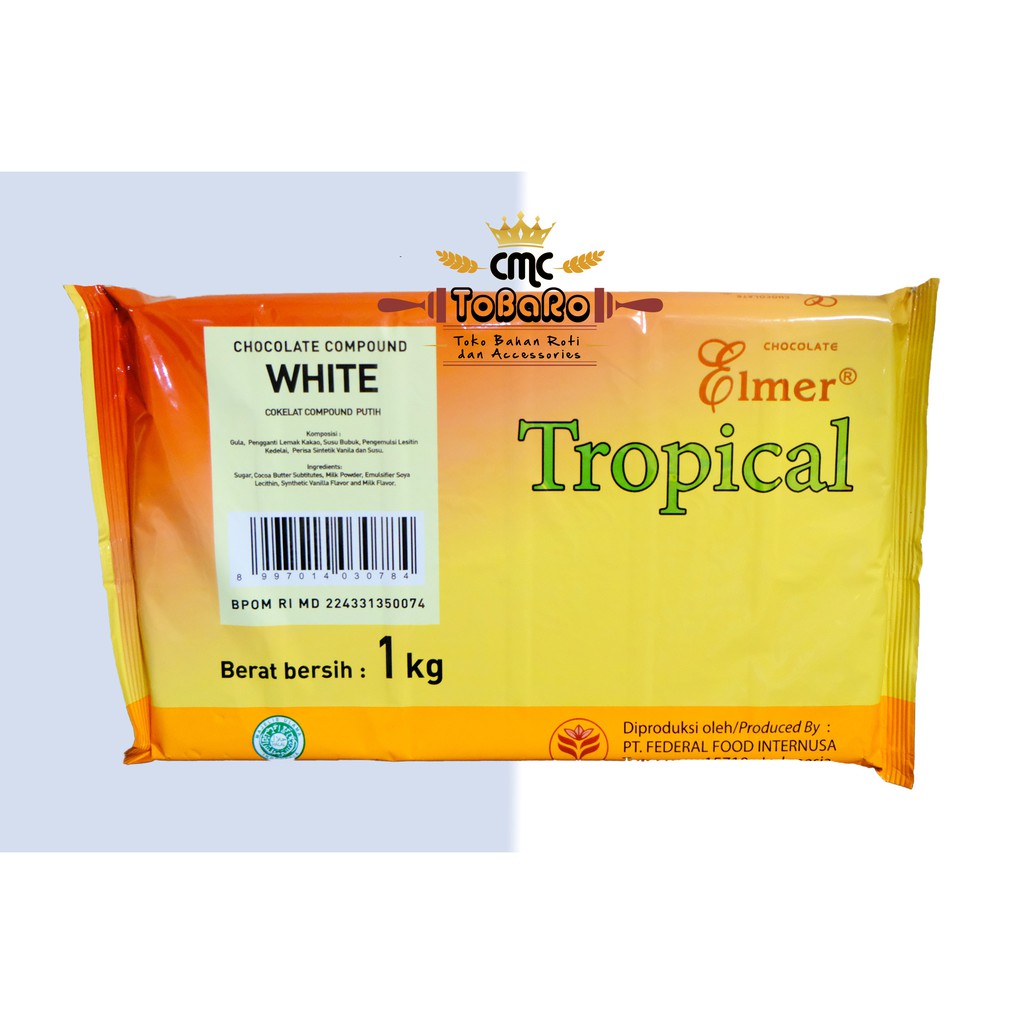 

Coklat Elmer Compound White 1 Kg