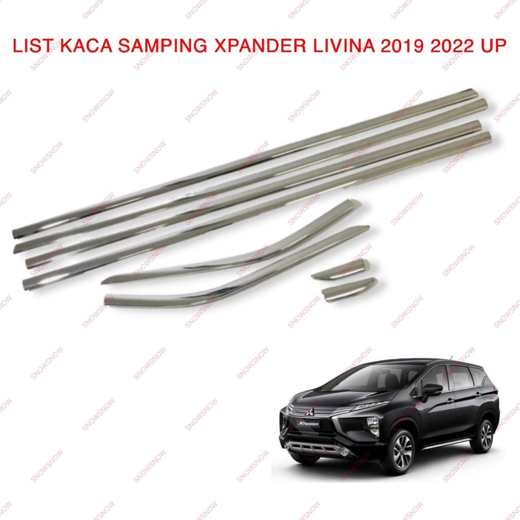 List Kaca Samping Xpander Livina 2019 2022 Up Chrome