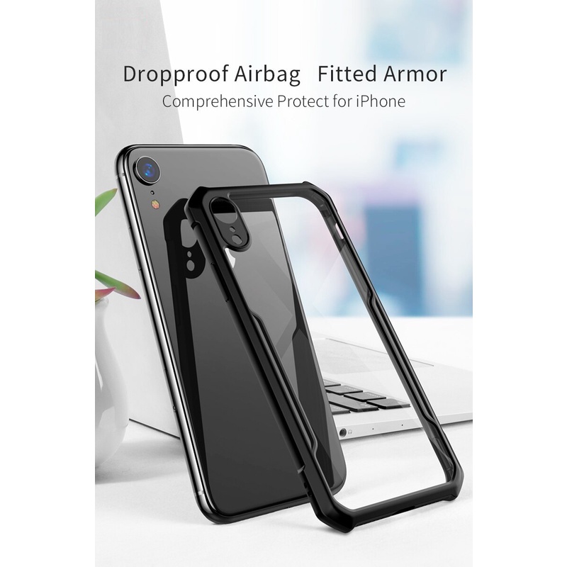 S/P- Case Anti Fall iPhone 12 11 X XS XR 8 7 6 Plus Pro Max SE 2 SE2 2020 Acrylic Slim Shockproof Softcase Armor Hybrid Airbag Silikon Premium Bumper Transparan Clear Cover Casing Soft Akrilik Fusion xundd rzant beetle softcase fuze Premium quality