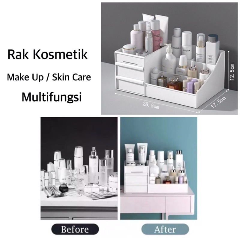 Rak Kosmetik Make Up Skincare / Tempat Penyimpanan Kosmetik Universal