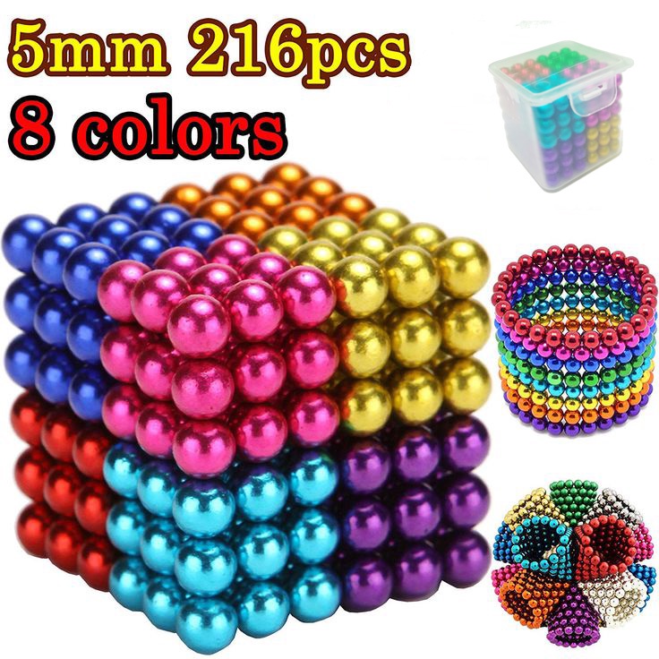 Magnet Ball 5mm 216 Pcs Magnetic Bola Magnet Cube