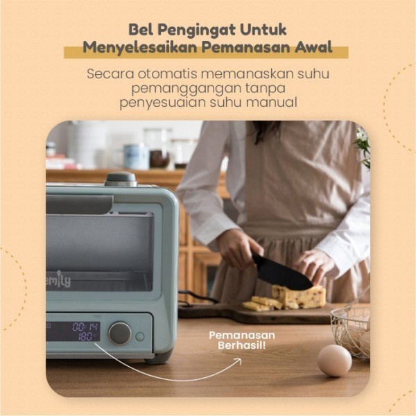 ELEK171 EMILY TOASTER OVEN MINI ELECTRIC 15 L ALAT PEMANGGANG ETO-15201