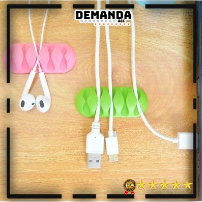 Cable Organizer Klip Kabel Gadget Smarpthone PC Laptop Table Office