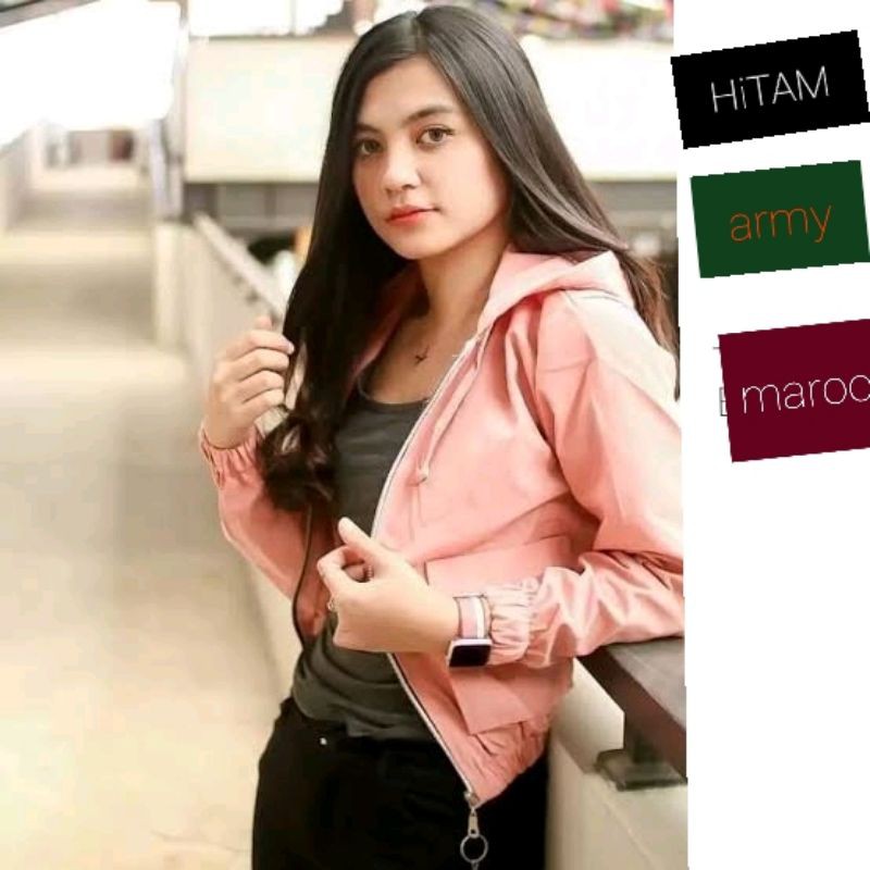 JAKET LUMI SWITER HOODIE WANITA