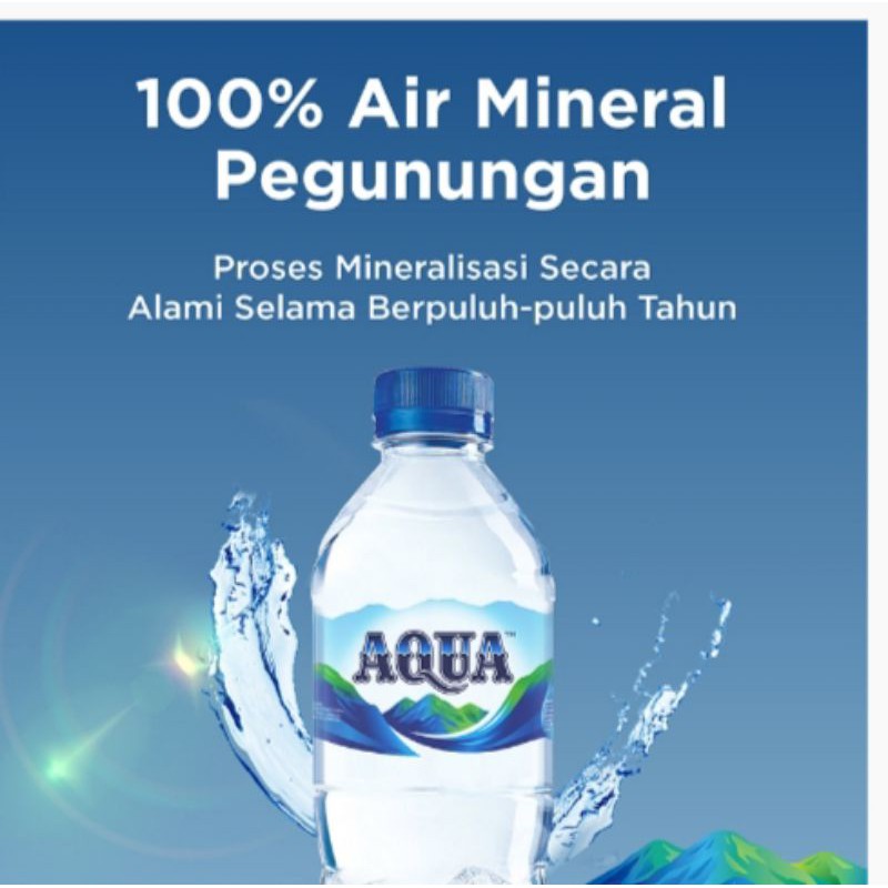 Jual Aqua Air Mineral Botol 600ml Shopee Indonesia 0597