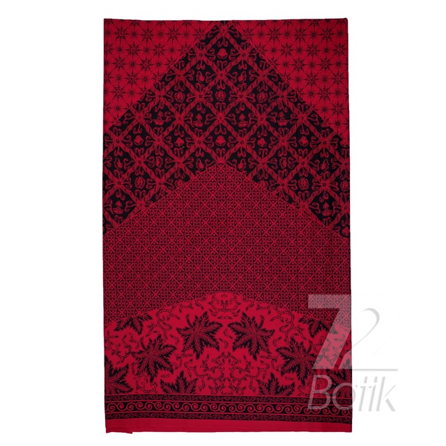 KAIN BATIK KATUN Premium Motif Sinaran Multi Motif Warna Merah 727778 Cap 72 Jarik Jarit Samping Kebat Panjang Batik Katun Modern Premium Bahan Seragam Batik Pernikahan Kantor Keluarga Murah Kamen Jadi Batik Bali Lembaran