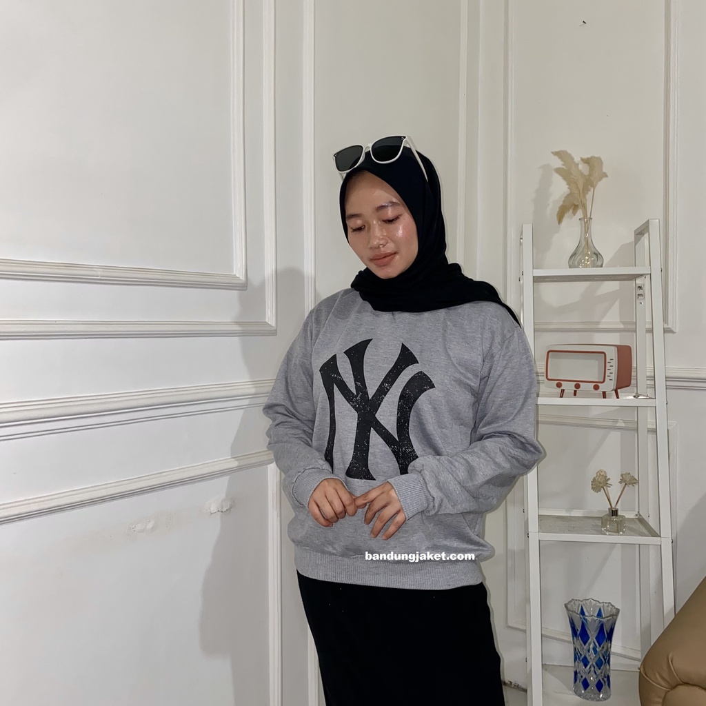 NY BIG LOGO SWEATER CRAWNECK || SWEWTER BASIC NEW ART