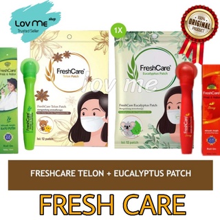 Image of lov me❤ Fresh Care Eucalyptus Patch isi 12 - Freshcare Patch- Sticker masker untuk batuk pilek dan antikuman