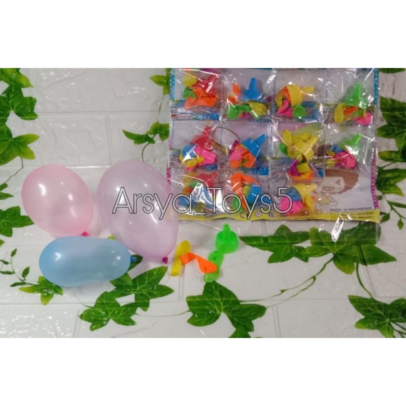 Mainan Edukasi Balon Air/Water Boom Balon Fancy Manual Corong