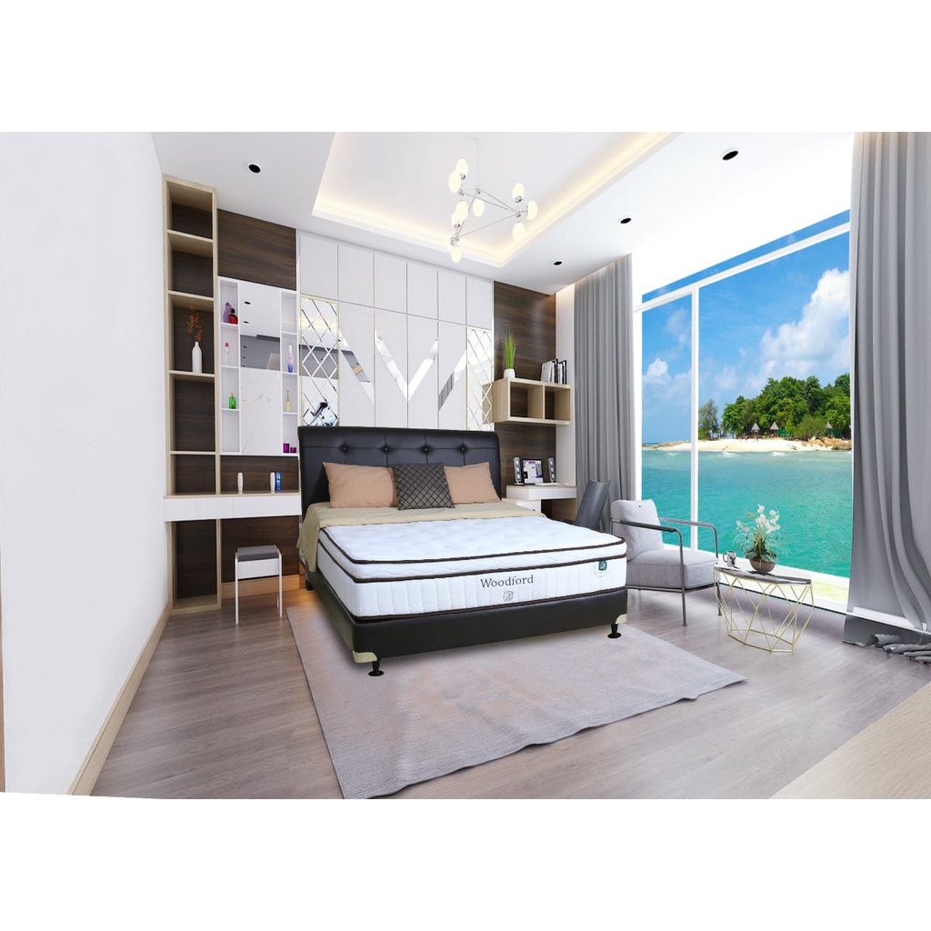 Airland WOODFORD Uk Multi Sizes Spring Bed Latex Frazer Bed Set