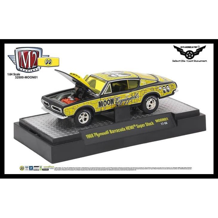 M2 Machines Mooneyes 1968 Plymouth Baracuda Hemi Superstock