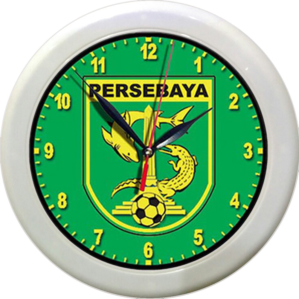 JAM DINDING BONEK PERSEBAYA 1   (DIAMETER 30CM)