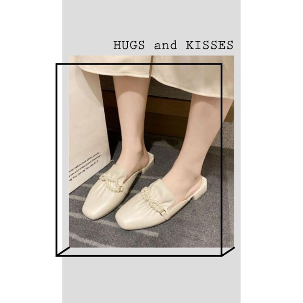 Sepatu Fashion Flat Jelly Shoes Vogue Mutiara Import High Quality RF