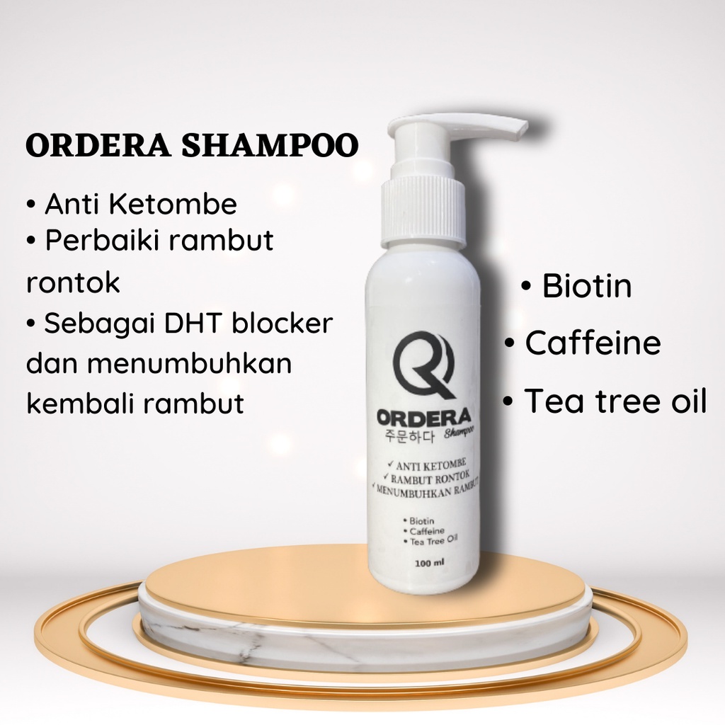 Ordera Shampoo Anti Ketombe Anti Rontok Dan Menumbuhkan Rambut