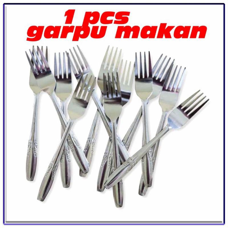 Garpu Makan Stainless-garpu-garpu Makan Tebal