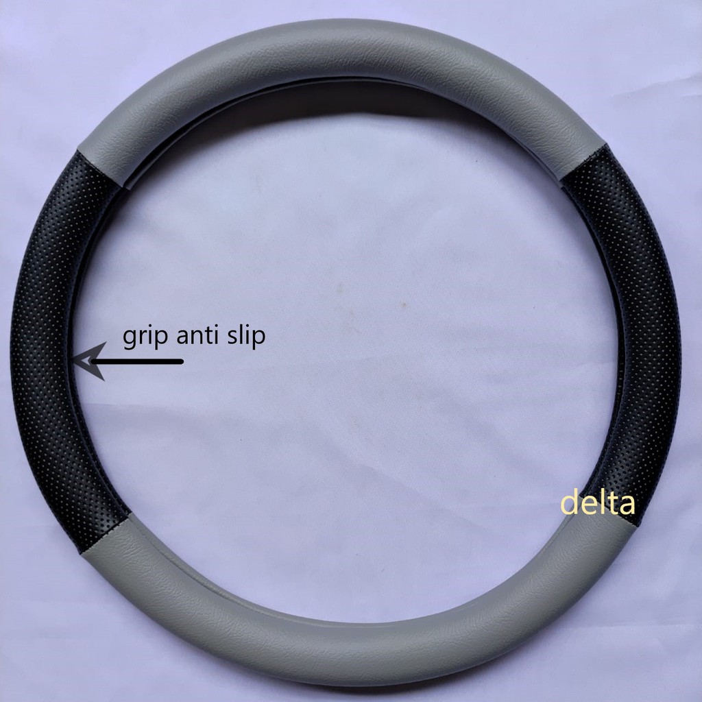 Sarung stir kulit Grip Anti slip