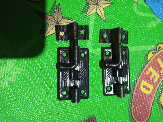 Grendel Kzk Mini 2 Slot Pintu Antik Silver (slot Jendela / Rak / Laci)