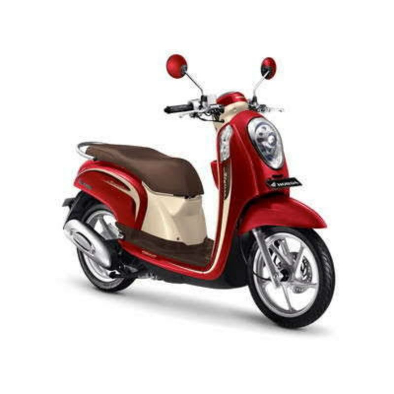 Sayap Honda Scoopy FI Warna Merah Marun Tahun 2015