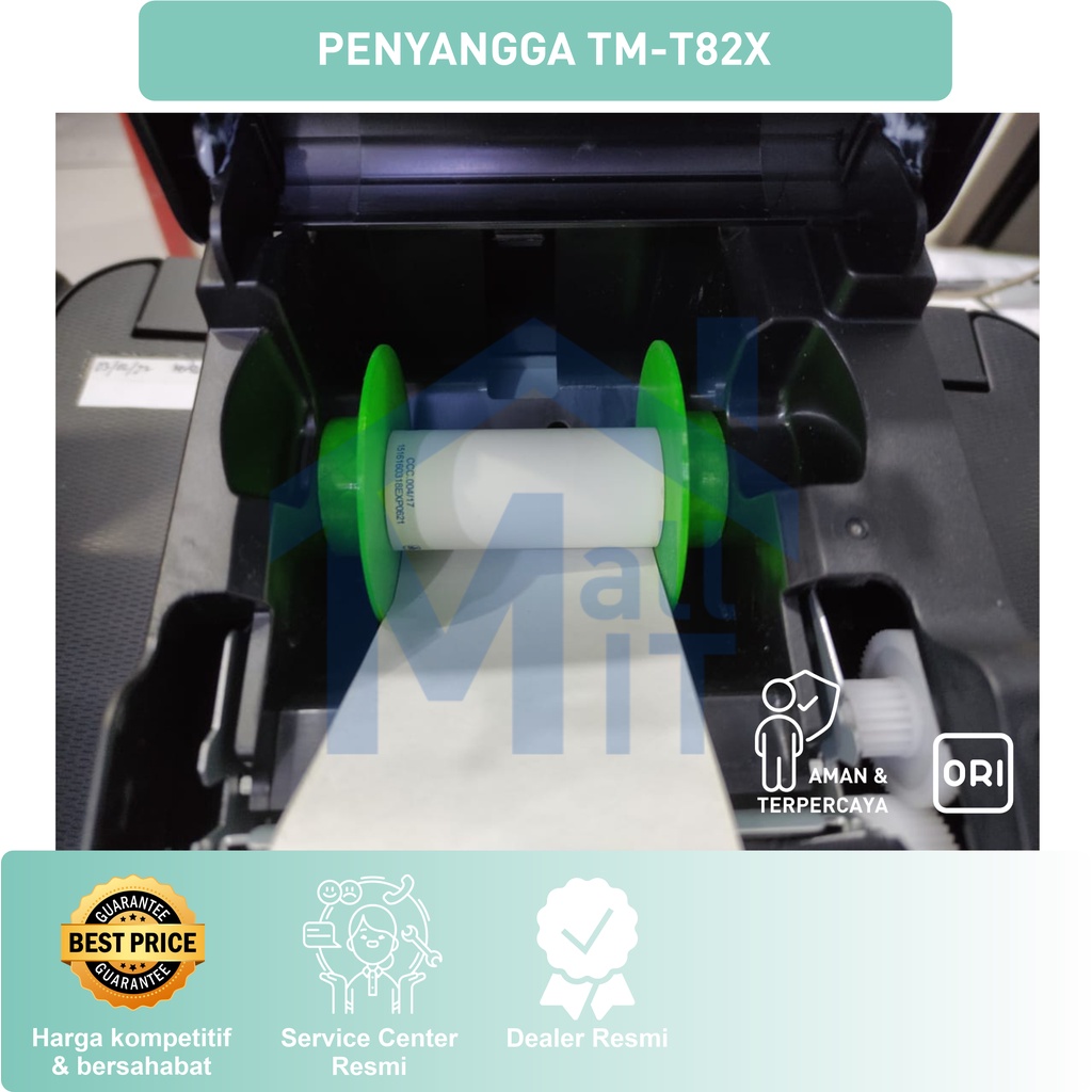 Roller TM-T82x Penyangga TMT82X TM-T82 X TMT82 X untuk kertas 58mm