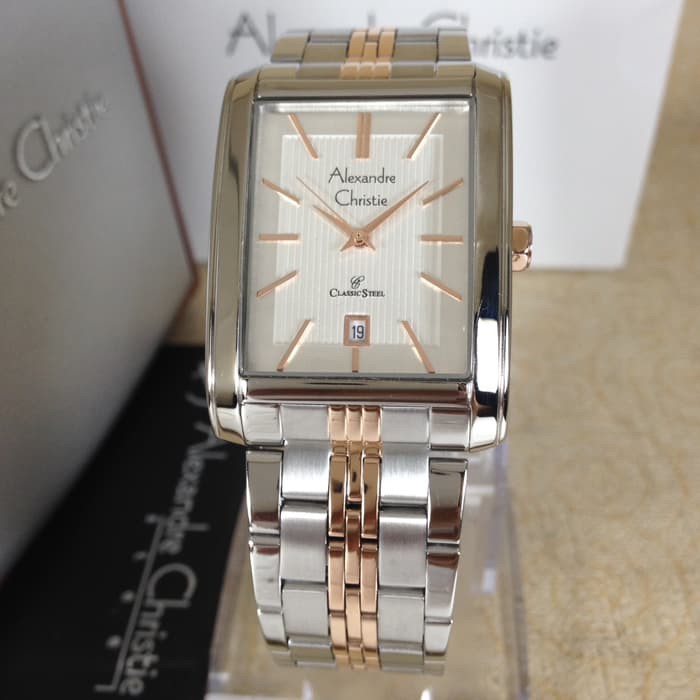Jam tangan pria/cowok alexandre christie ac 6492 original