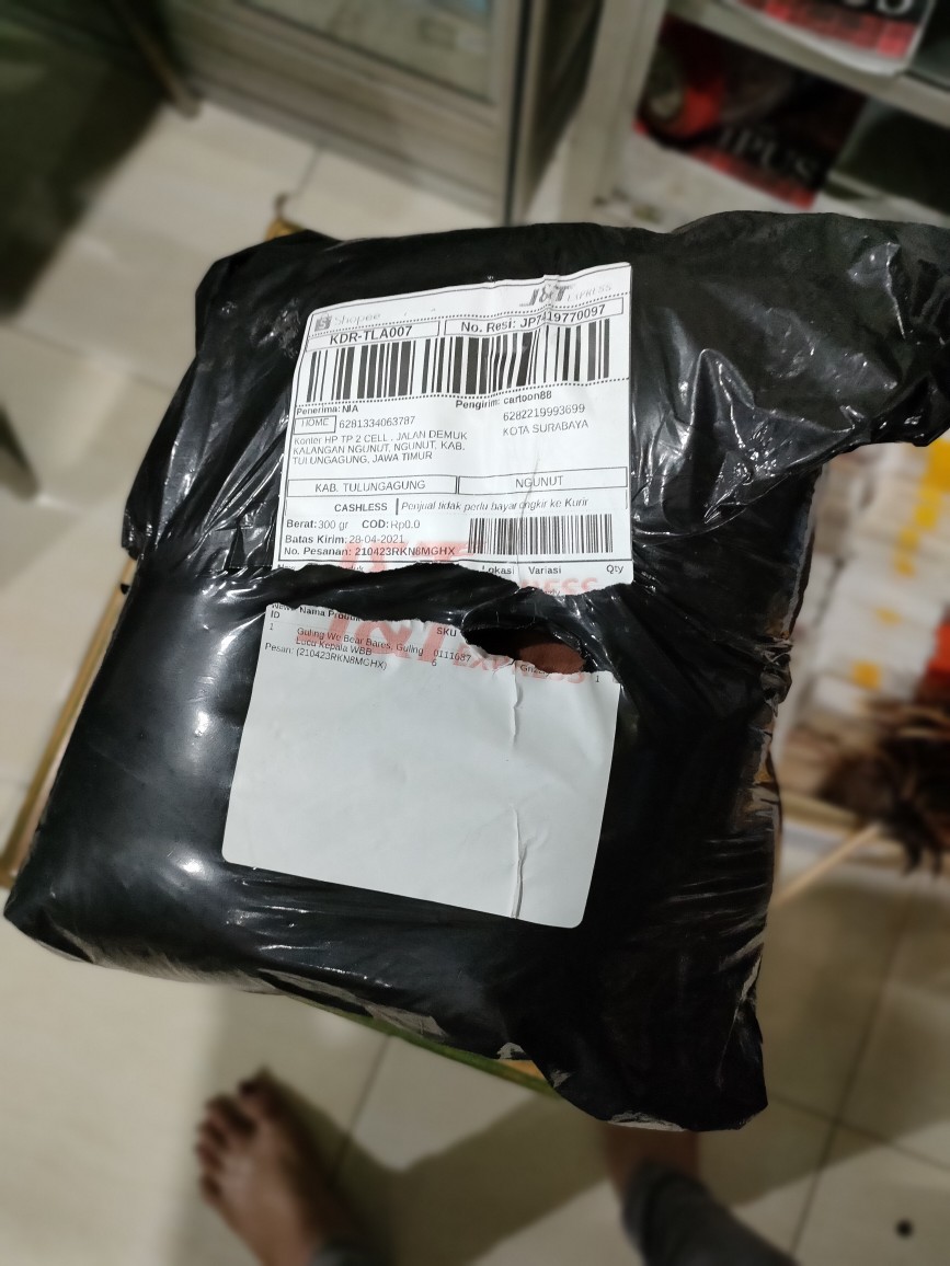 Guling We Bear Bares, Guling Lucu Kepala Wbb