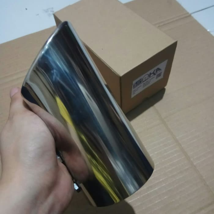 Muffler Extention / Buntut Kenalpot Model Miring  untuk mobil Toyota Calya