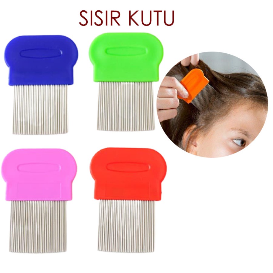 (NCS) READY Sisir Serit Bebas / Anti Kutu / Ketombe Rambut Manusia / Hewan Peliharaan