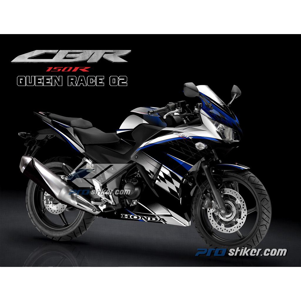 Decal Honda CBR 150 K45 Desain QUEENRACE Full Body Striping