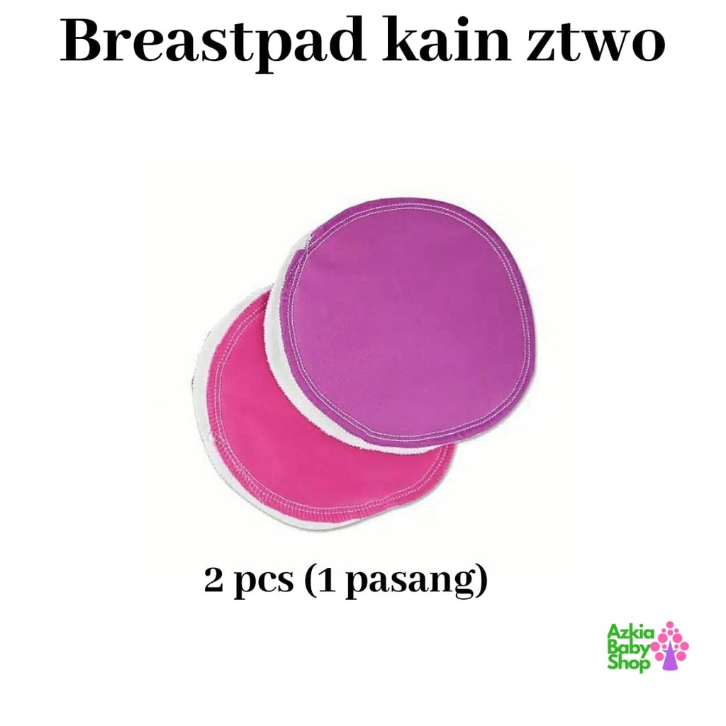 Breastpad Ztwo 2 Pcs ( 1 pasang ) Breast Pad kain cuci ulang penyerap ASI berlebih