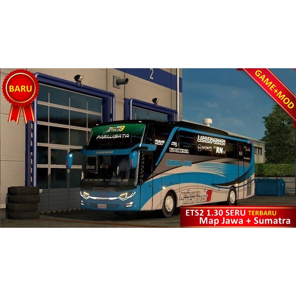 Ets2 130 Game Bus Simulator Indonesia Spesial Map Jawa Sumatra