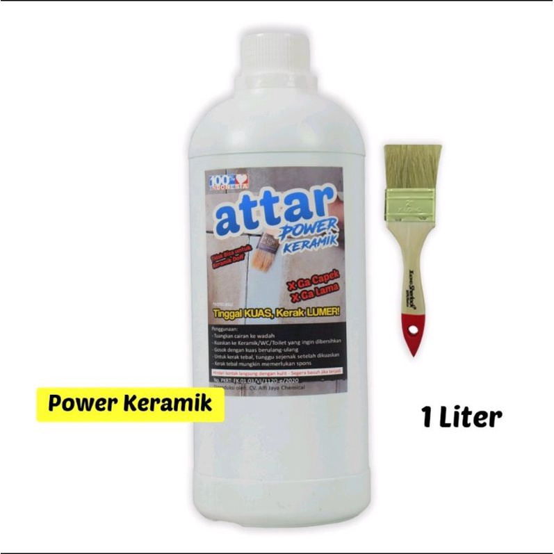 ATTAR Power Pembersih Kamar Mandi 1 Liter - Pembersih Kerak Keramik