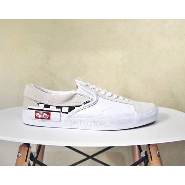 Vans Slip On Cut And Paste CAP Classic White