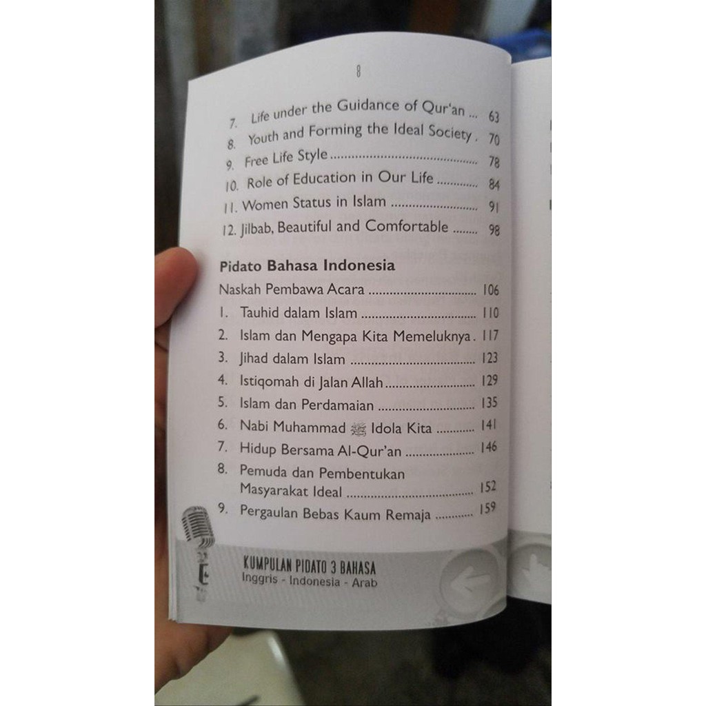 Buku Kumpulan Pidato 3 Bahasa Tools