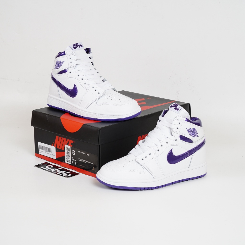 aj1 white purple