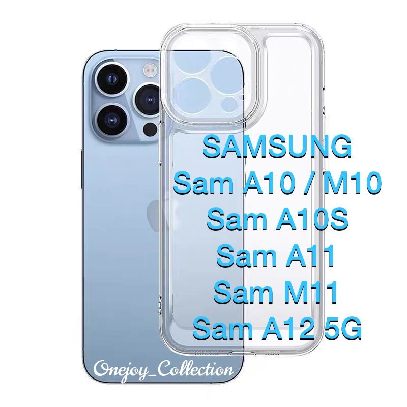 SPACE CASE SOFT TPU CLEAR CASE SAMSUNG GALAXY A10 M10 A10S A11 A12 M11 5G / 4G FULL PROTECTOR CAMERA SOFT CASE 1.6MM BENING