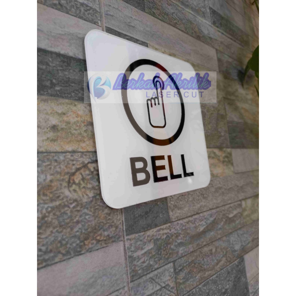 NAMA BELL BAHAN ACRYLIC