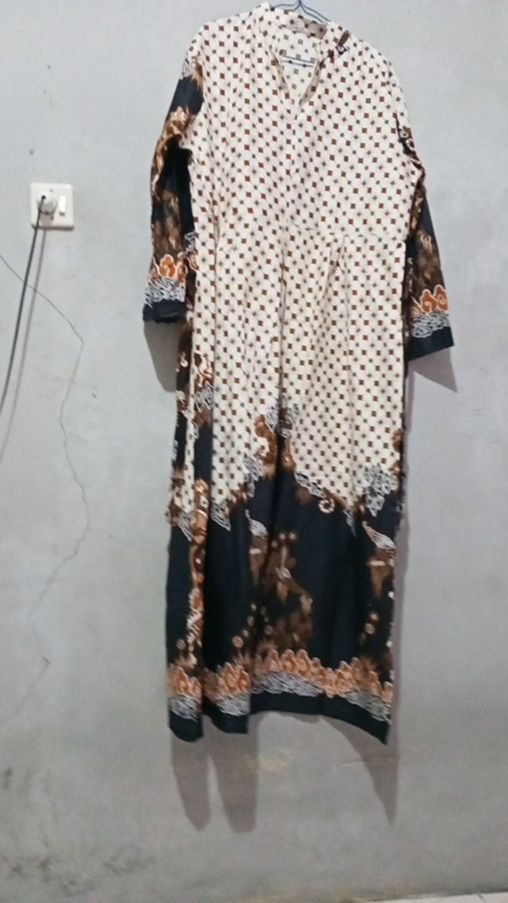 Gamis Batik Manggar,sekar,cantik, Kubis,kupu,padi,daun