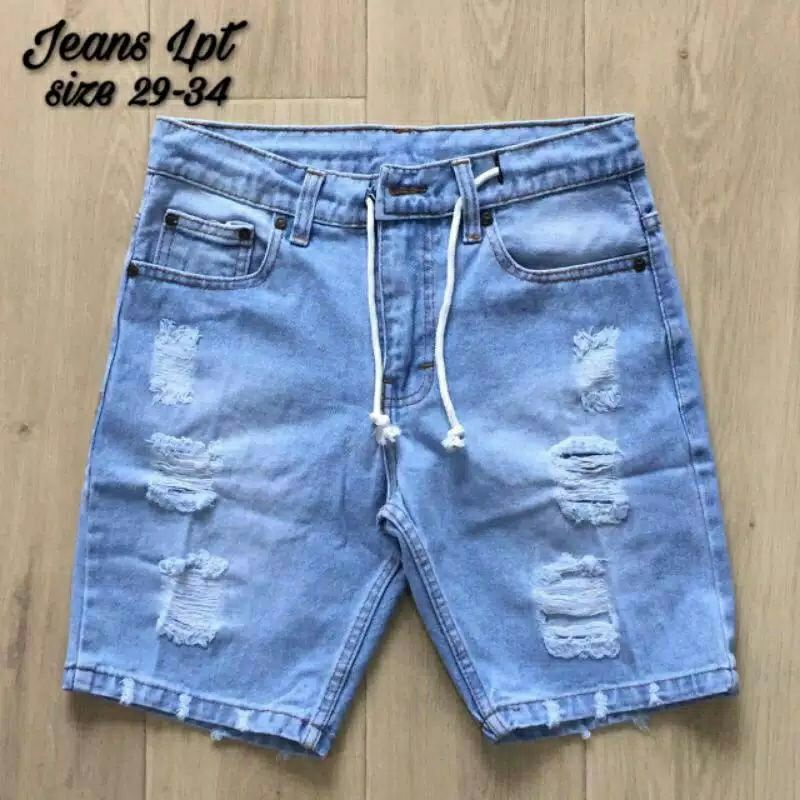 Celana Jeans Pendek Robek / Ripped jeans shortpants