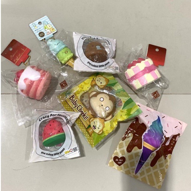 promo flash sale rare squishy collection Soft & Slow Murah