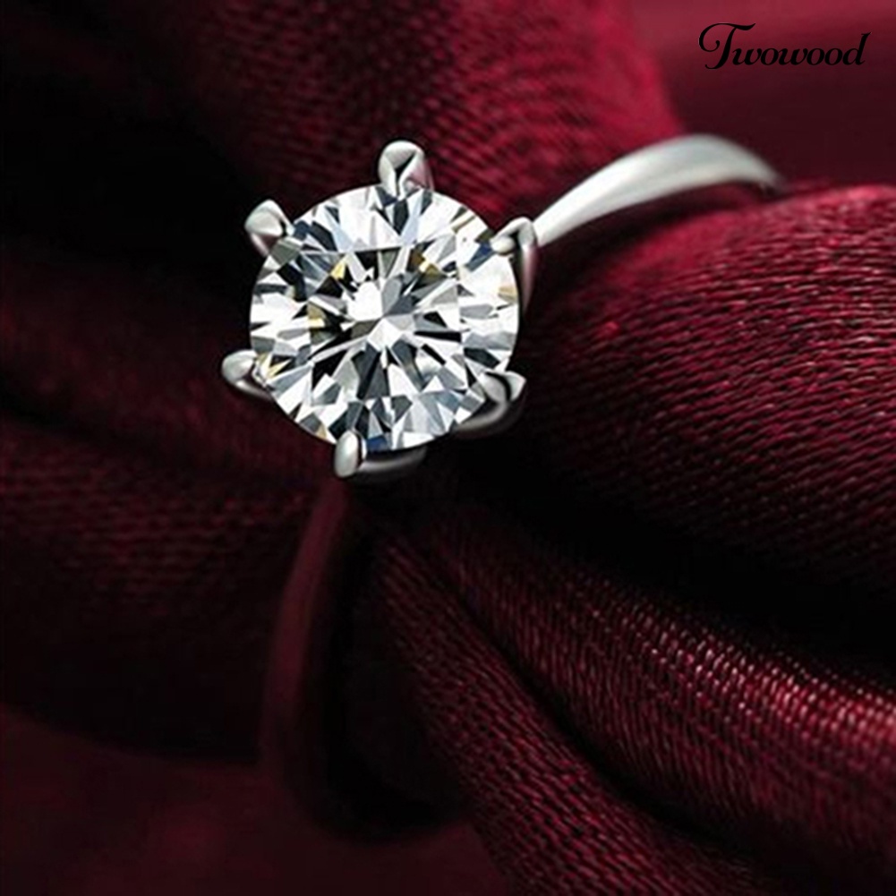 Cincin Zircon Ukuran 6-9 Untuk Wanita