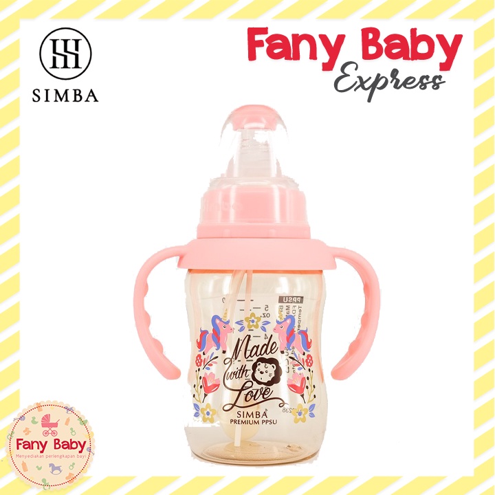 SIMBA PPSU BOTTLE HANDLE STANDARD NECK DOROTHY 150ML