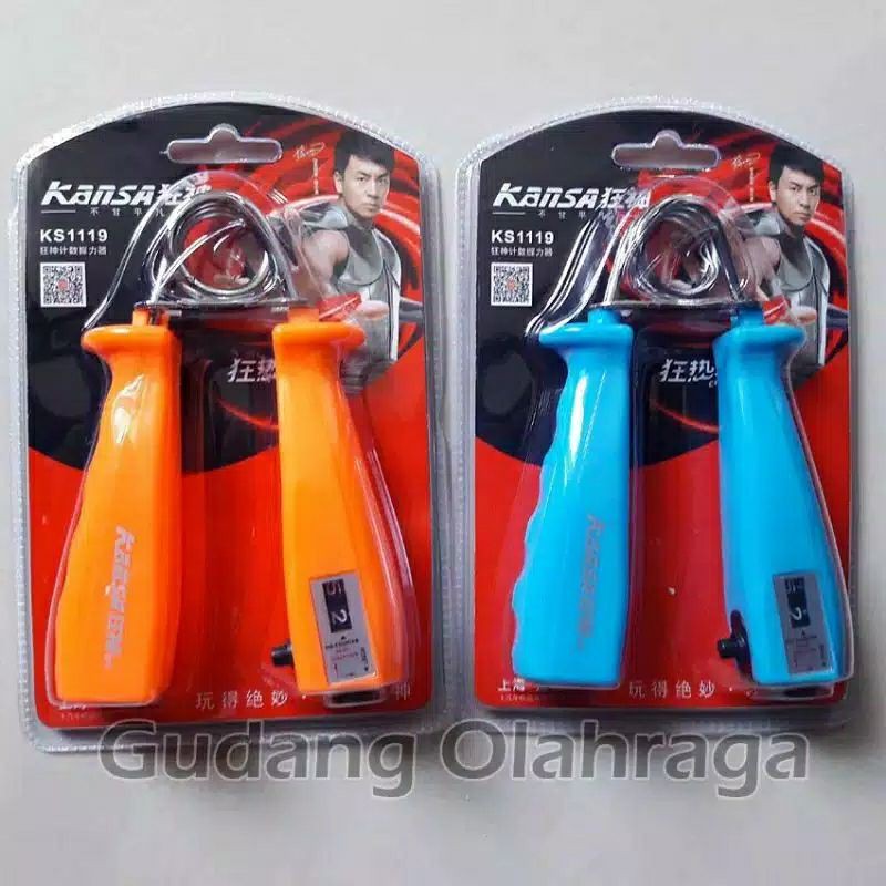 Hand Grip Kansa KS1119 Digital Melatih Kekuatan Otot Tangan dengan berat 20Kg