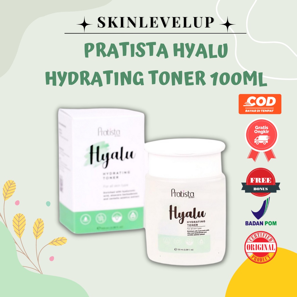 Pratista Hyalu Hydrating Toner Pratista 100% Original High Quality Toner Hyalu Hyaluronic Toner