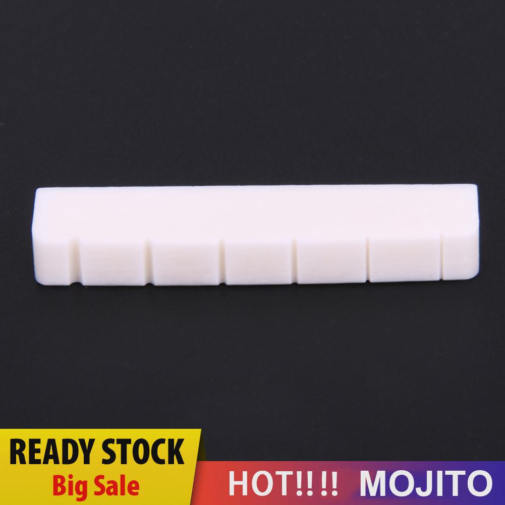 MOJITO 1pc 43mm Beige Buffalo Bone Nut for Les Paul LP 6 String Folk Guitar