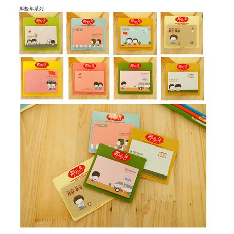 MEMO KARAKTER LUCU & UNIK NOTEBOOK CATATAN MEMO KARAKTER-MEMO SEKOLAH