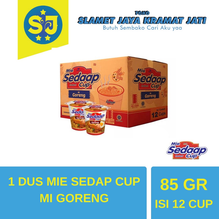 

1 Dus Mie Sedaap Cup Goreng Isi 12 Pcs