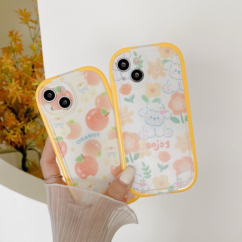 Casing iPhone 11 12 13 Pro MAX X XR XS MAX 7 8 Plus Motif Anak Anjing Lucu